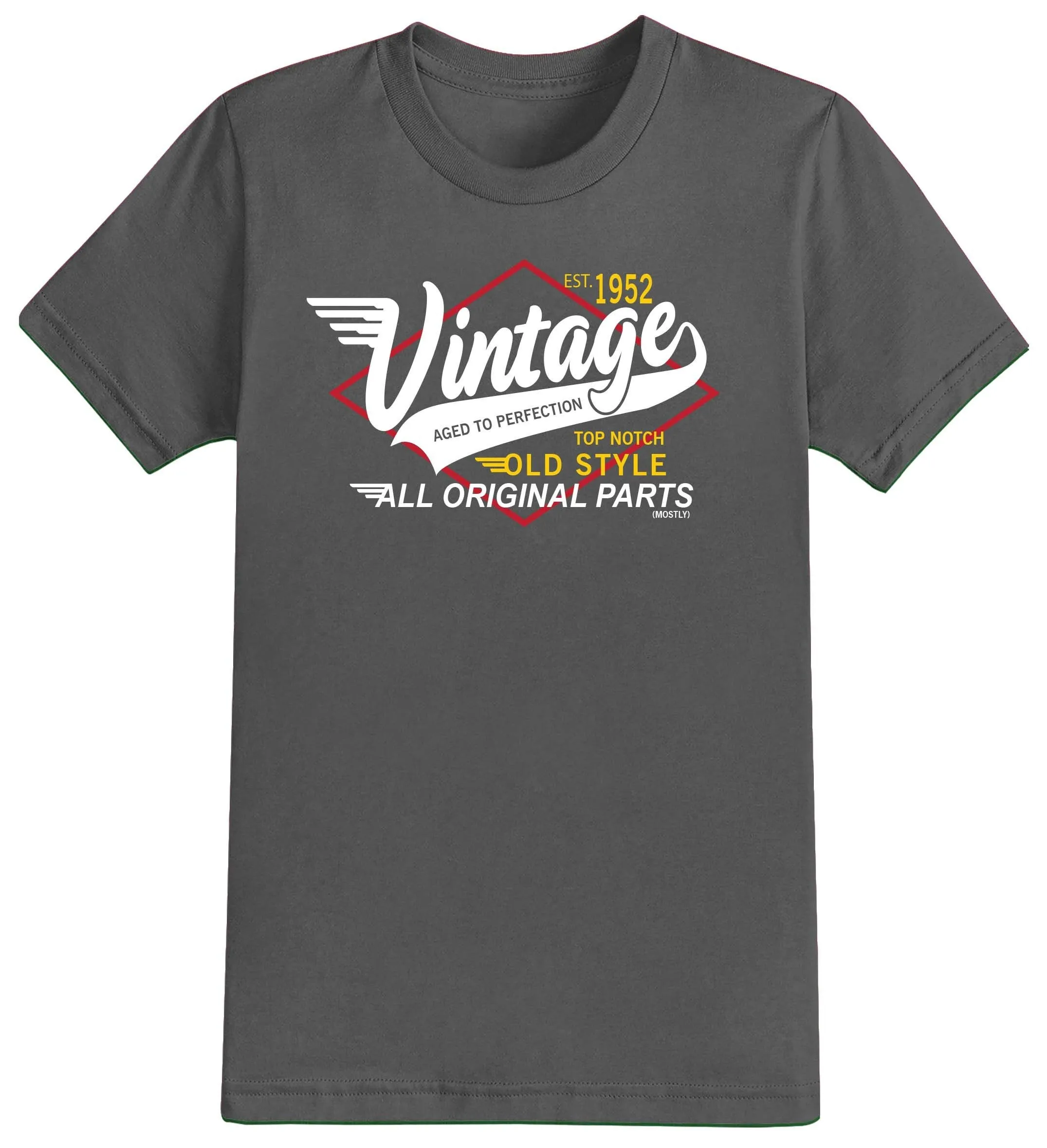 

Mens 70th Birthday Seventy s Vintage Old Style Year 1952 T Shirt Funny Present 70 Years 2023