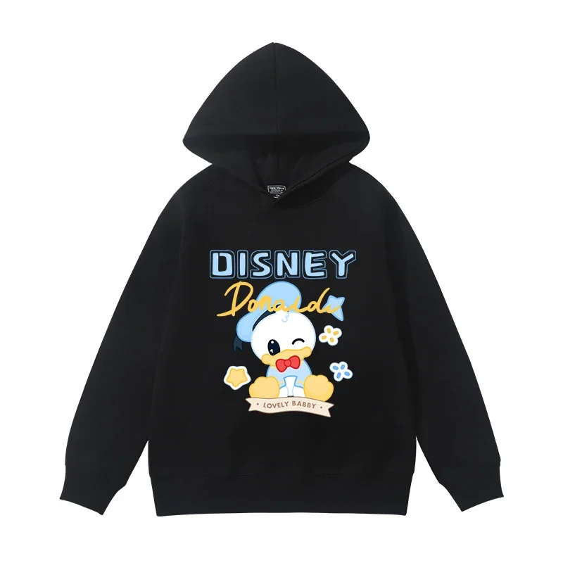 

2025 New Stylish Disney Donald Duck Cute Print Casual Sports Hoodie, Autumn and Winter Outdoor Comfortable Sweatshirt