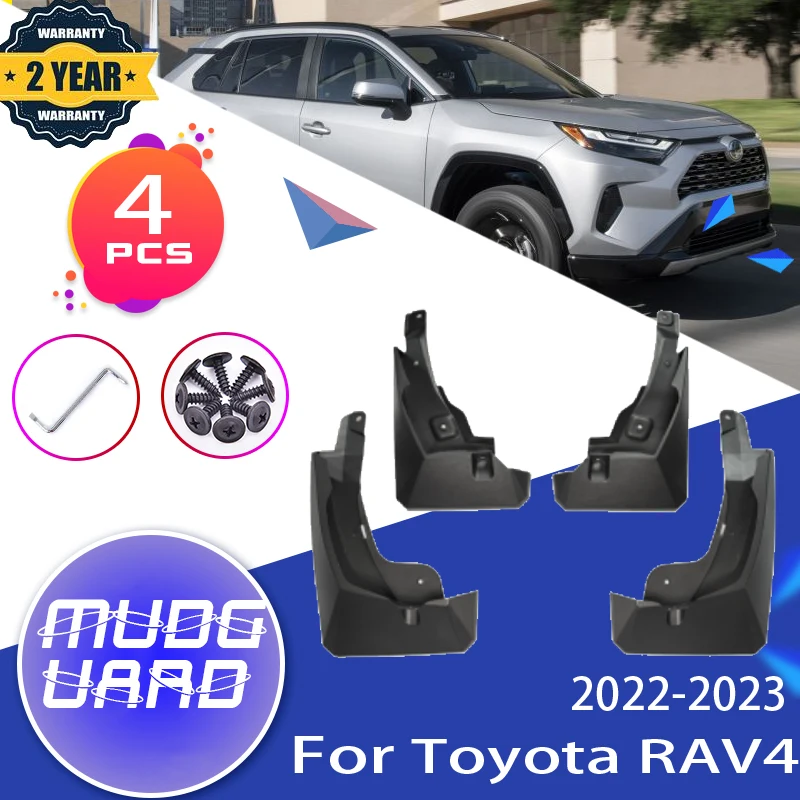 

Front Rear Mudflaps for Toyota RAV4 Accessories 2022 2023 XA50 2.0 4WD Fender Mud Guard Flaps Splash Flaps Mudguards Accessories