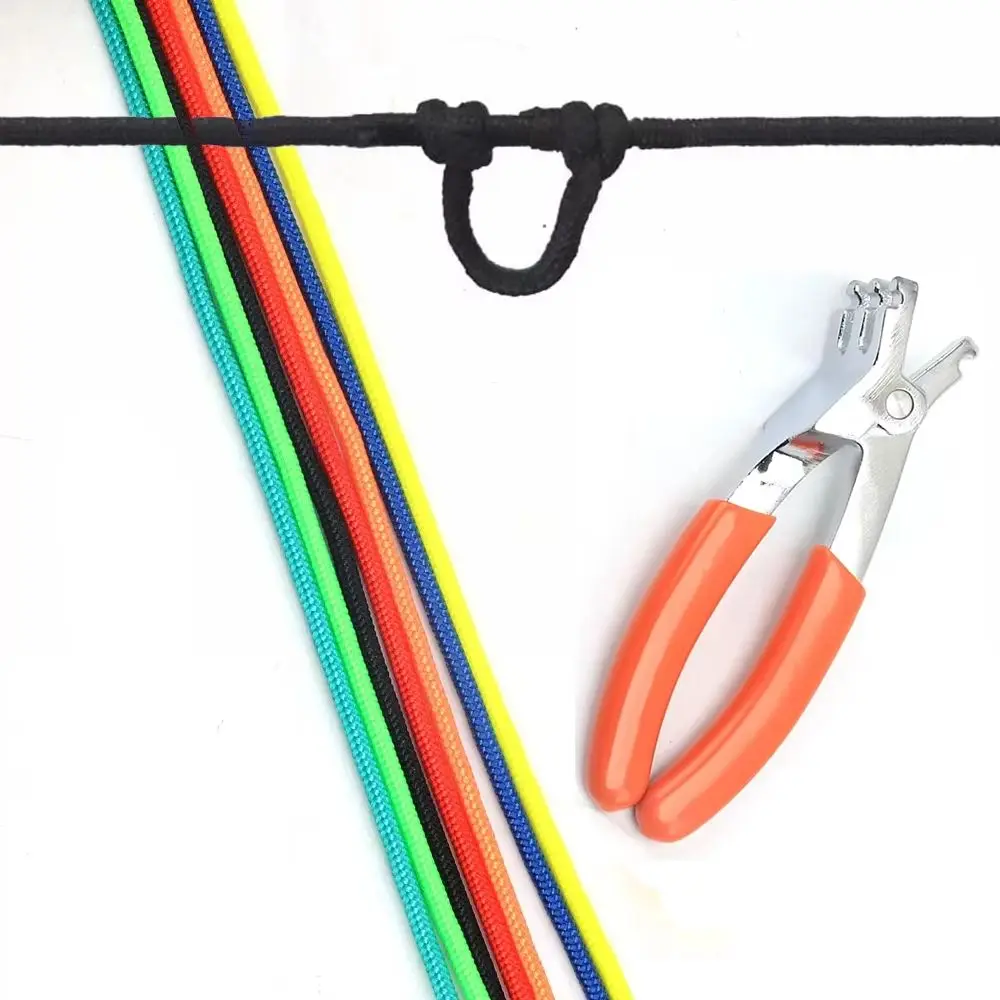 Archery D-Loop Pliers for Compound Bow String D Ring Rope Adjustment Fixing Tool Shooting Accessories