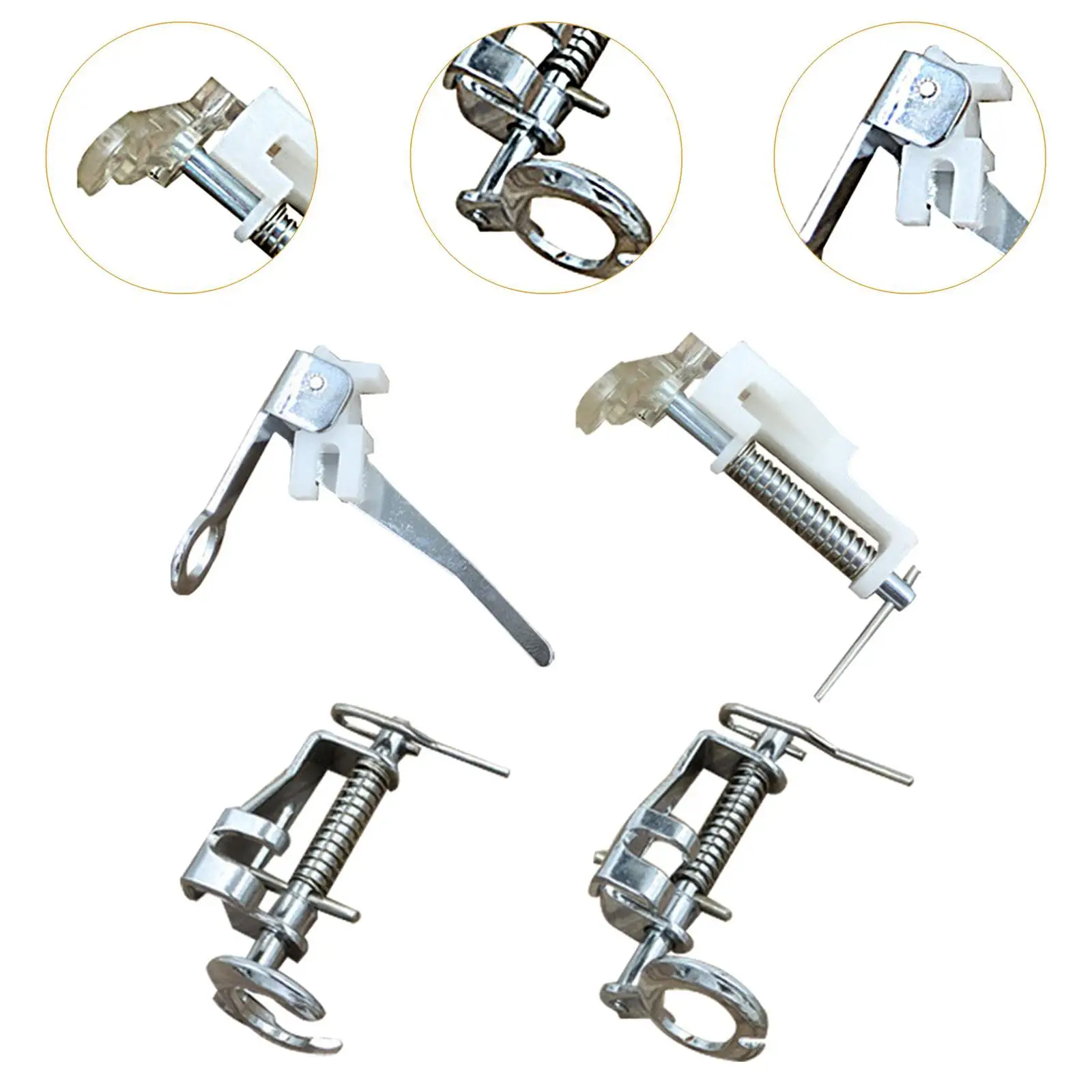 

Sewing Machine Presser Feet Set Metal Sewing Material Accessories for Home Tailoring and Quilting Projects