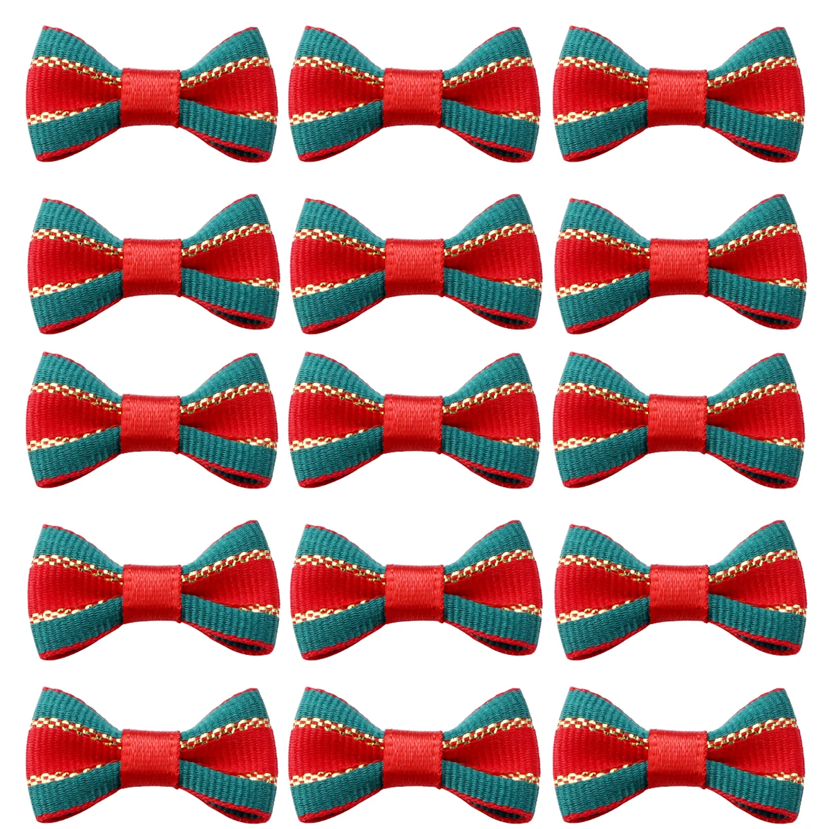

30pc Christmas Satin Ribbon Bows Handmade DIY Gift Wrapping Decor Bow Craft Merry Christmas Hair Accessory Xmas New Year Navidad