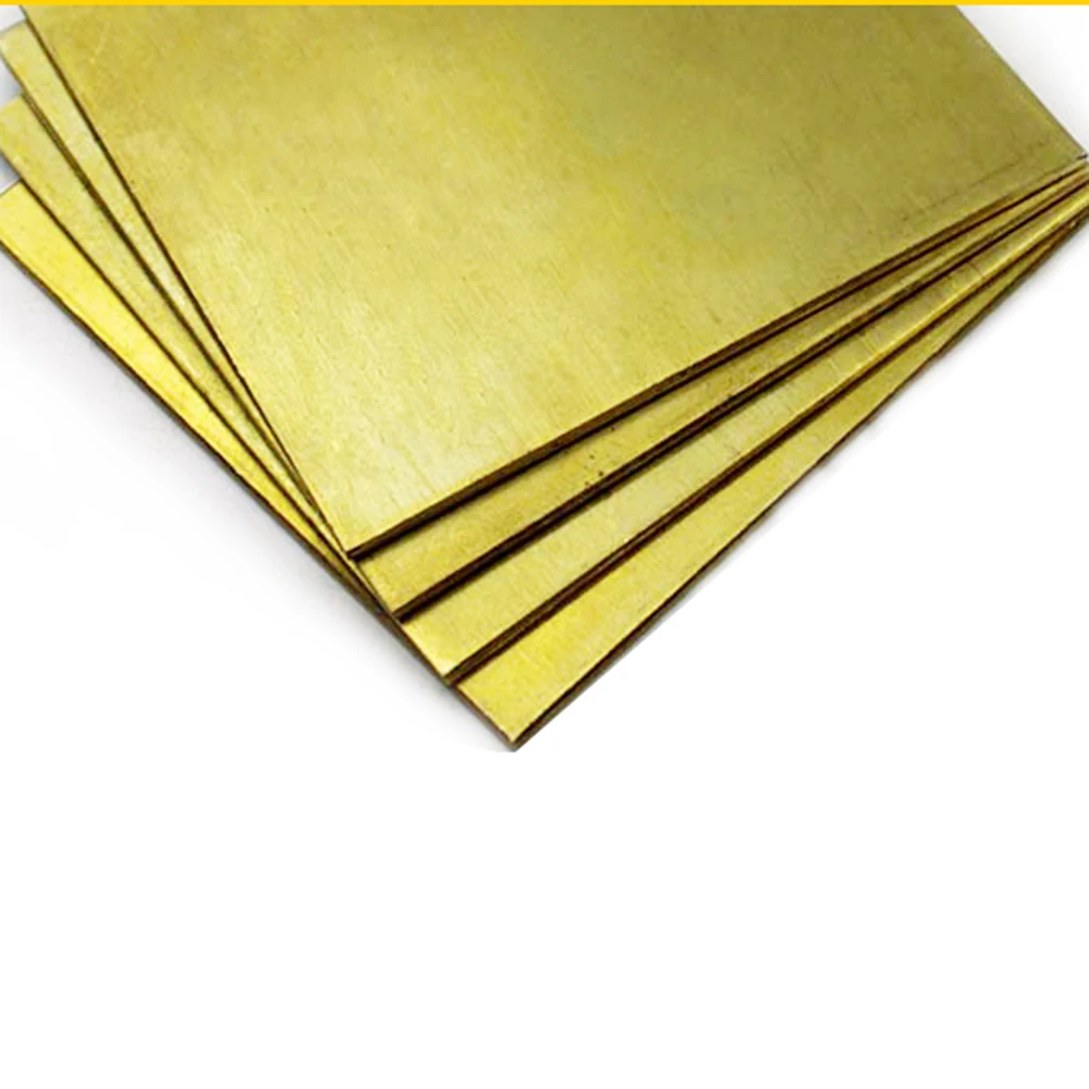 h62 Brass Plate Brass Copper Sheet  Brass Block Diy Sqaure Copper Plate 0.5 mm 1.0mm 1.2mm 1.5mm thick 100x100 200x200 300x300mm