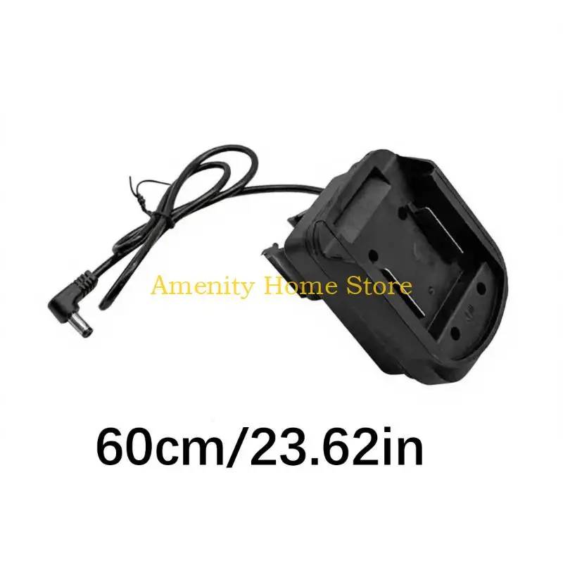F26C Tripods Clip Tool Battery Adapter Male Plug Power Cable Plastic Connector