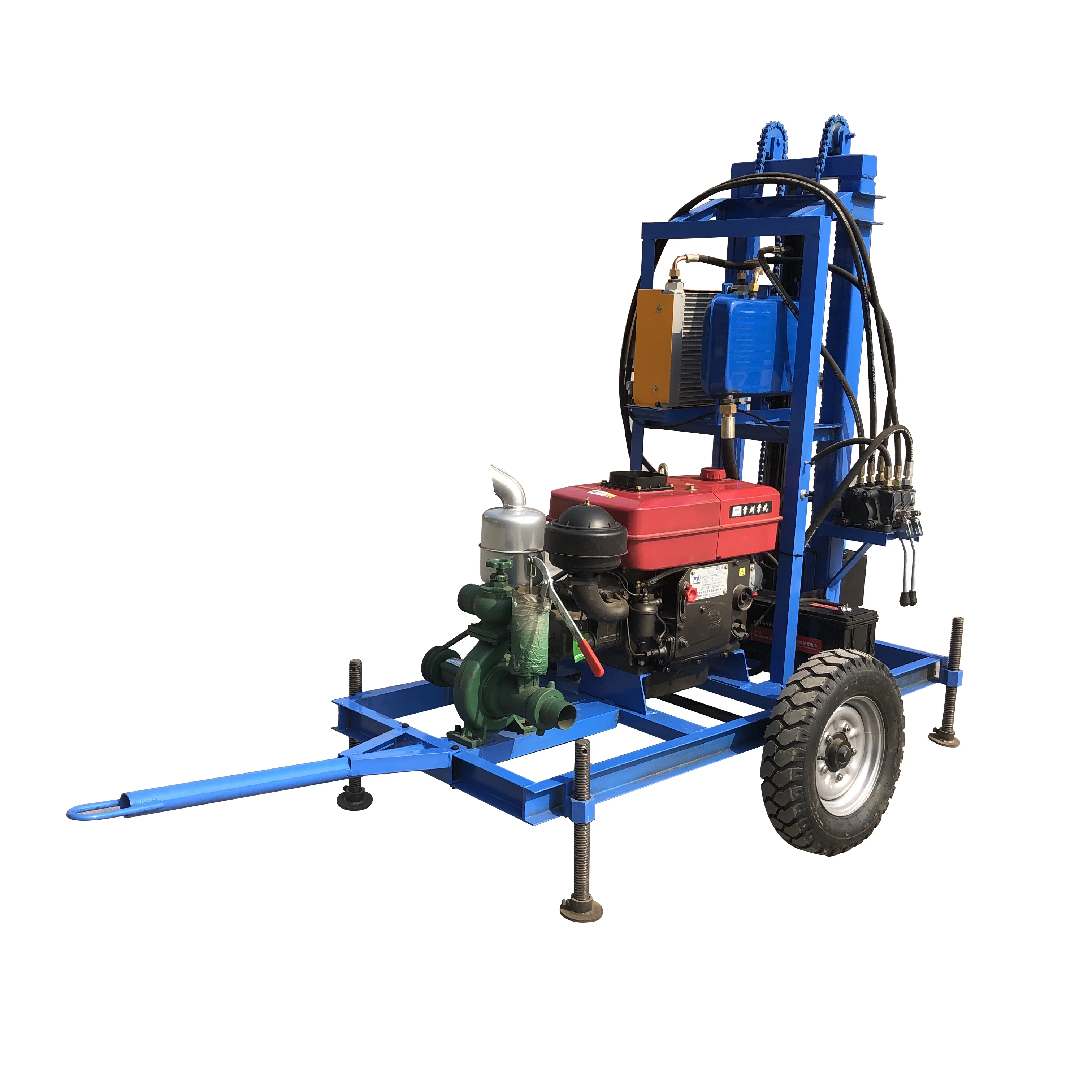 150m Electric Water Well Rotary Drilling Rig Truck Mounted Machine for Sale