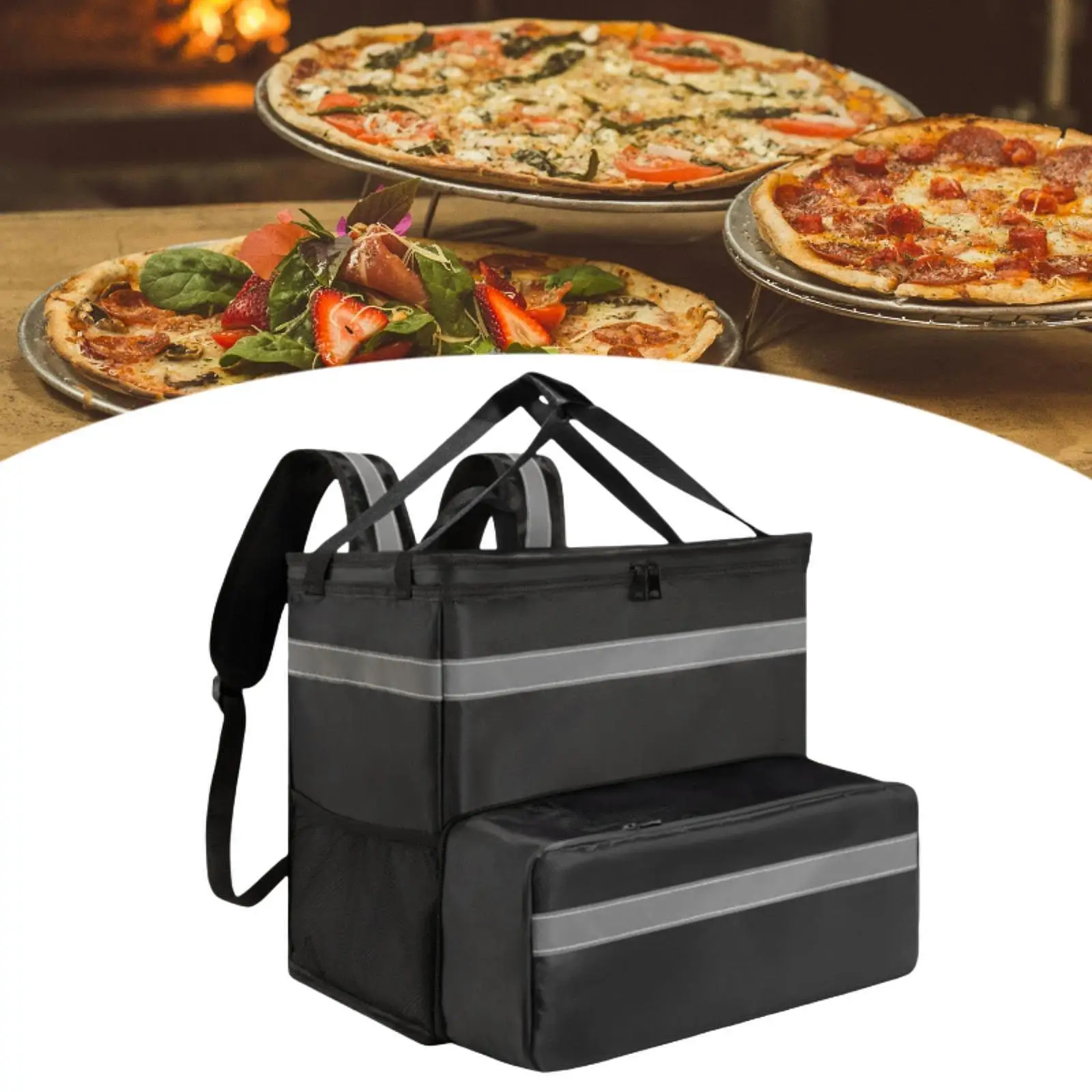 Pizza Backpack Sturdy Lightweight Food Delivery Backpack