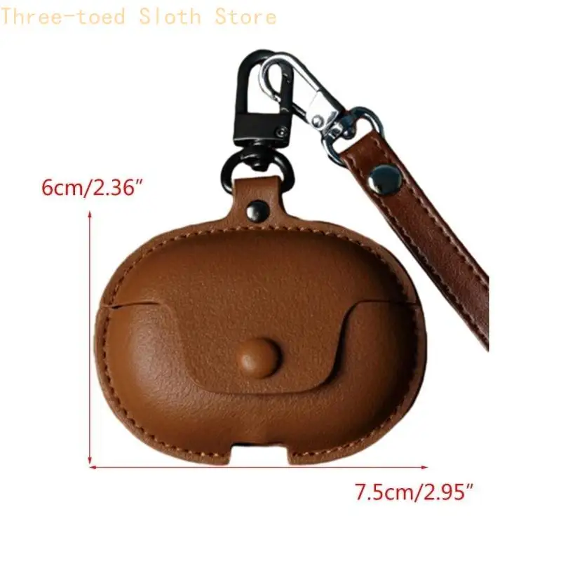 Kopfhörerabdeckung für FreeClip Protective Skin Ledertasche Wasserdichte Abdeckung E74A – Detail 6