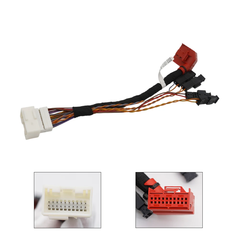 Canbus Gateway Extension Adapter Cable For VW Audi PQ34 PQ35 PQ46 MQB Touran Golf 7 Tiguan Tayron Car Stereo Wiring Connector