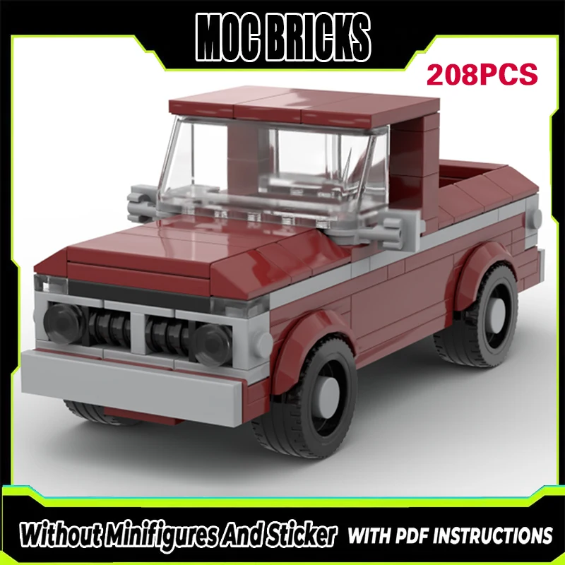 

Конструктор MOC: Модель гоночного автомобиля F-100 в стиле ретро. Модульный конструктор для сборки. Подарки на праздники. Набор детских игрушек.