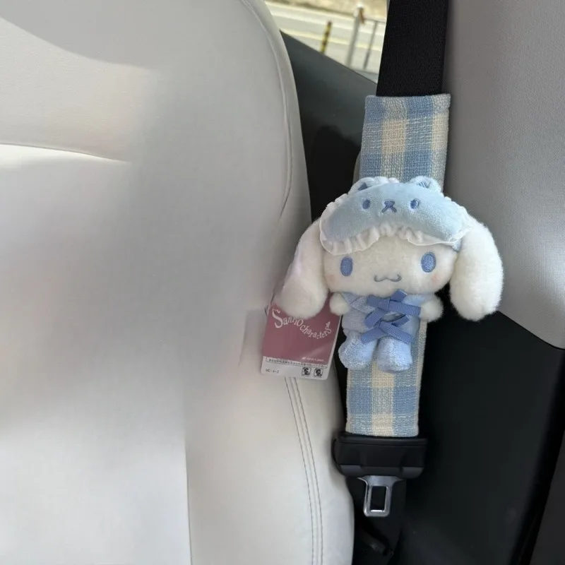 Hello Kitty My Melody Cinnamoroll Sweet and Cute Car Seat Belt Shoulder Cover Car Decoration Protective Cover Gift for Friends