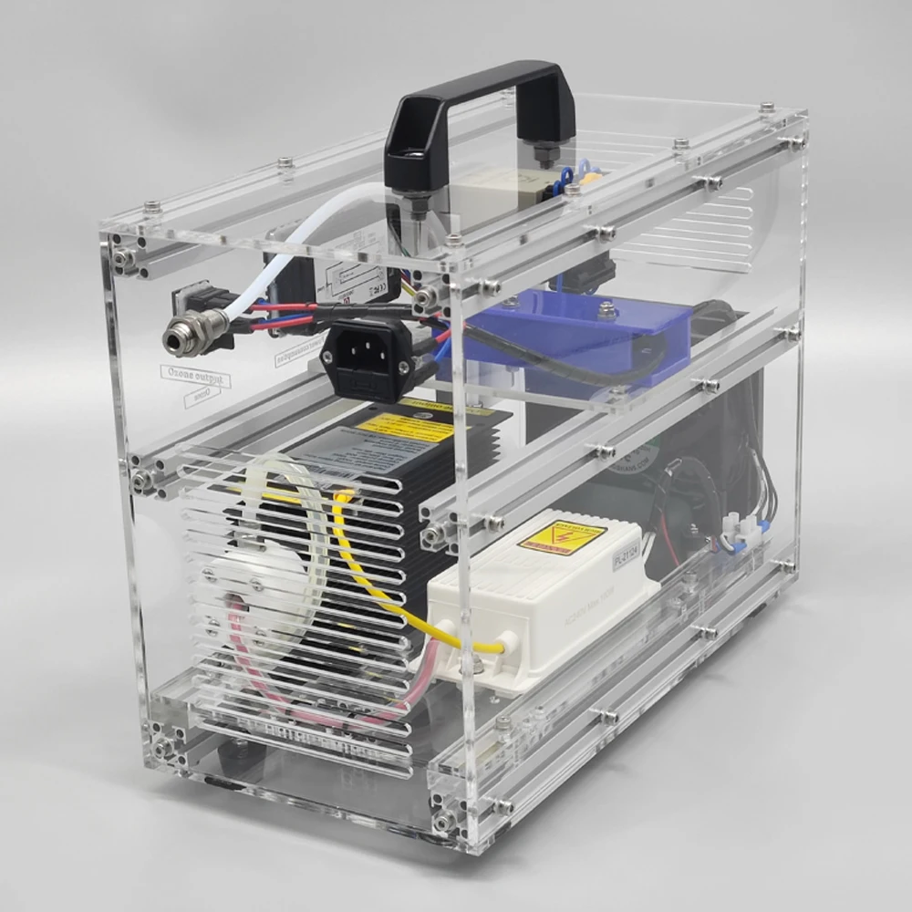 Pinus longaeva B1 500mg 0.5g 1g 3g 5g 7g 10g/h 10 grammi macchina per ozono con guscio acrilico regolabile con timer purificatore d'aria per ozono