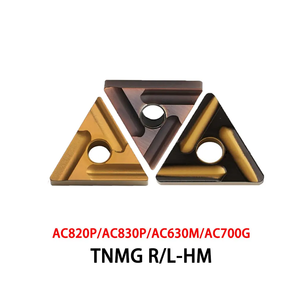 TNMG160404 TNMG160408 TNMG160408R TNMG160404R HM AC820P AC830P AC630M Original Carbide Insert CNC Lathe Cutter Turning Tool TNMG