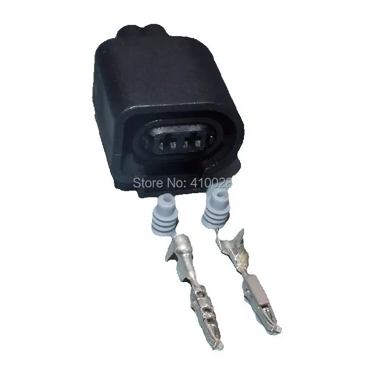 worldgolden 2 Pin 1.5mm  Automotive Waterproof Connector ABS Speed Sensor Plug For VW Audi 6N0973702 6N0 973 702