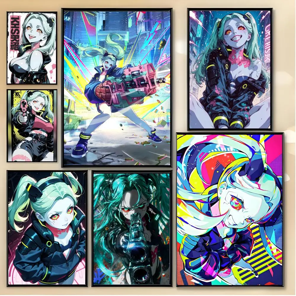 game character C-Cyberpunk Rebecca Poster Unique Home Decoration Ideas & Stylish Interior Art