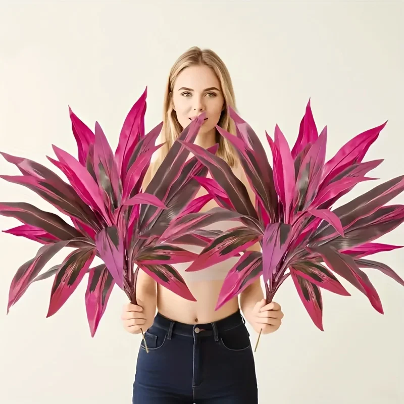 Paquete de 2 ramos de bambú con peonías artificiales, desmontables y resistentes, adecuados para decoración exterior, bodas, hoteles, celebraciones de inauguración de casas, estilo nórdico, perfectos para aniversarios, día del padre, Acción de Gracias y Festival de la Palma, aptos para uso en interiores y exteriores, no incluyen macetas.