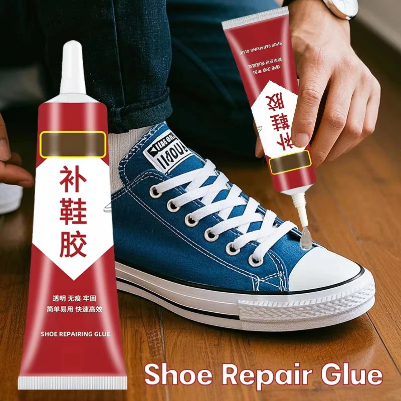 Cola para sapatos super forte, 10/30g, adesivo poderoso para reparo de sapatos, cola universal à prova d'água, adesivo profissional para reparo