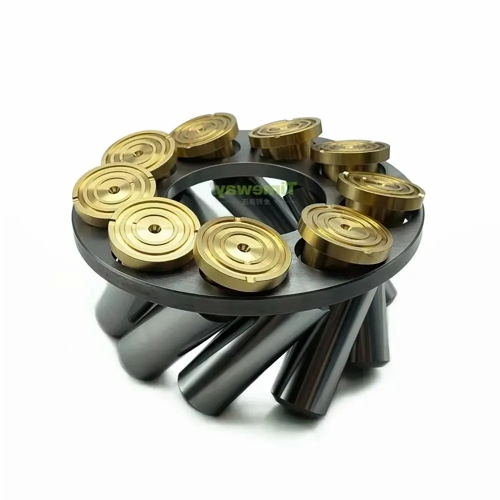 

Поршневой узел A4VSO250: Пластина фиксатора и поршневые башмаки для ремонта гидравлического насоса Rexroth