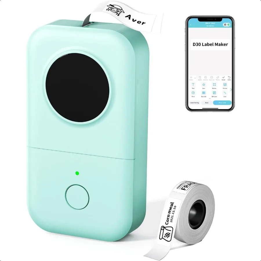 

Label Maker D30 LabelerSticker Printer hine Portable Bluetooth Label Printer Labeler for School Office Home Organization Back t
