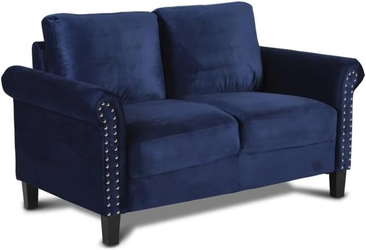 New Classic Furniture Alani Sofas and Couches, Loveseat, Blue