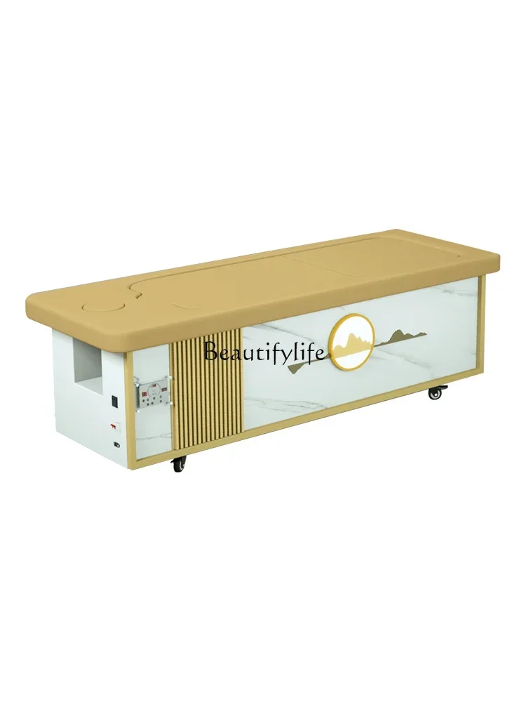 Automatic Moxibustion Bed Smoke-Free Whole Body Moxibustion Open Flame Physiotherapy Bed Automatic Ignition Lifting