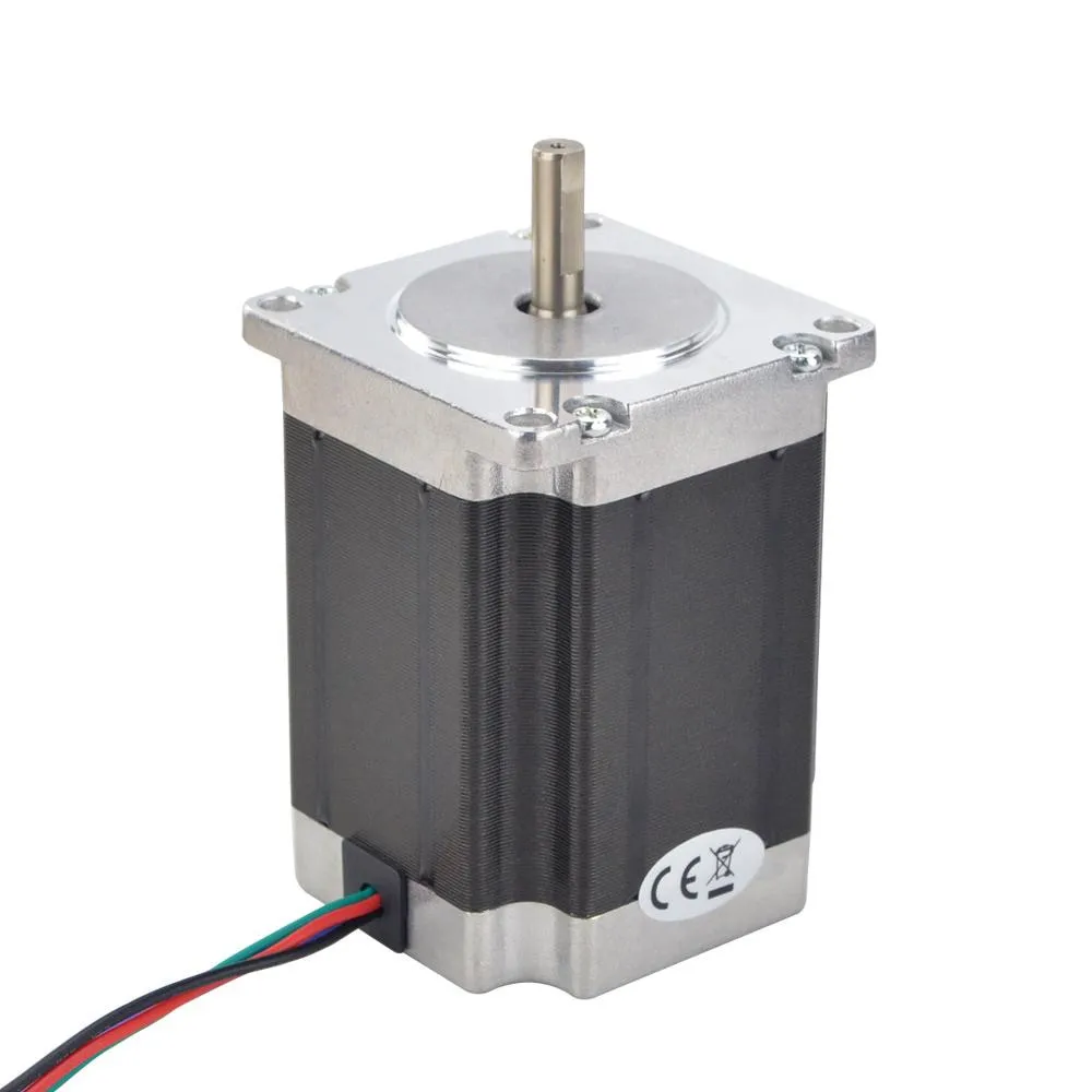 Nema 23 Stepper Motor 1.9Nm 2.8A 57x76mm Stepper Nema23 Bipolar Motor 6.35mm Shaft 4-lead for 3D Printer CNC Router