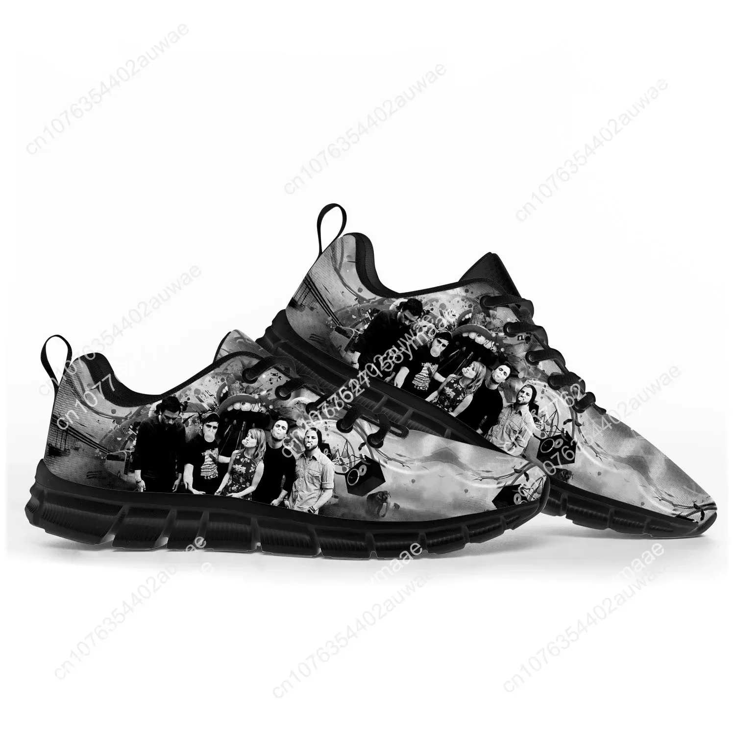 Paramore Rock Band Pop Sports Shoes Mens Womens Teenager Kids Children Sneakers Casual Custom High Quality Couple Shoes Black