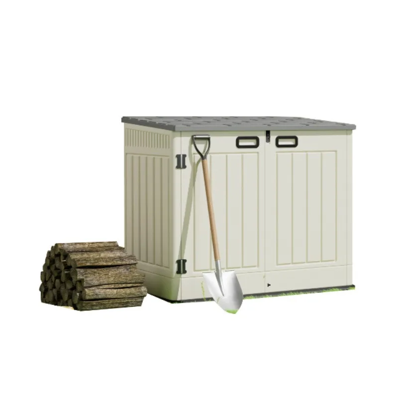 Cross-border wholesale outdoor courtyard sundries storage room, trash can storage room, waterproof and sunscreen tool room