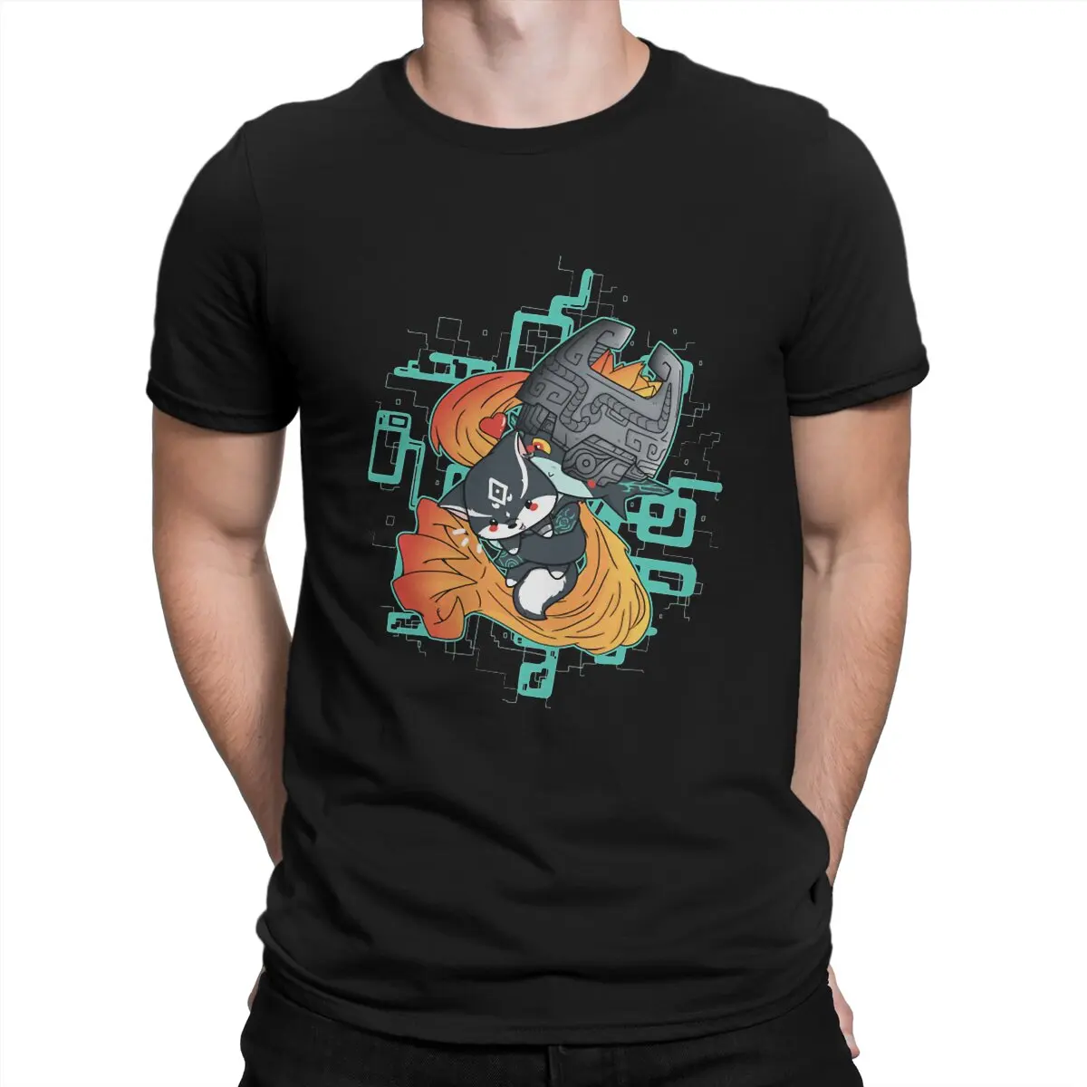 

Twilight Hug Man's TShirt Z-Zelda Crewneck Short Sleeve 100% Cotton T Shirt Humor High Quality Gift Idea