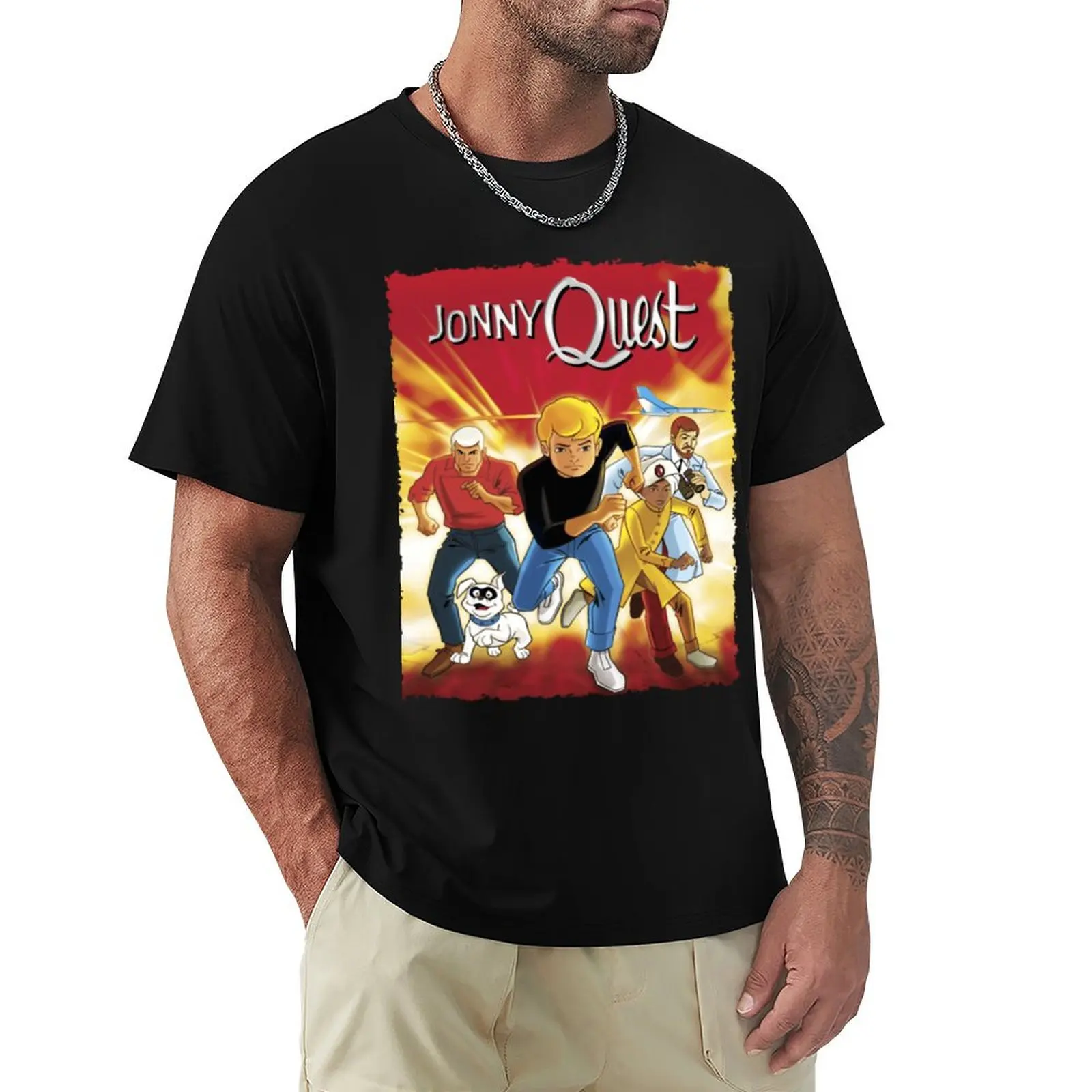 JONNY QUEST T-Shirt man t shirt cotton high quality T-Shirt