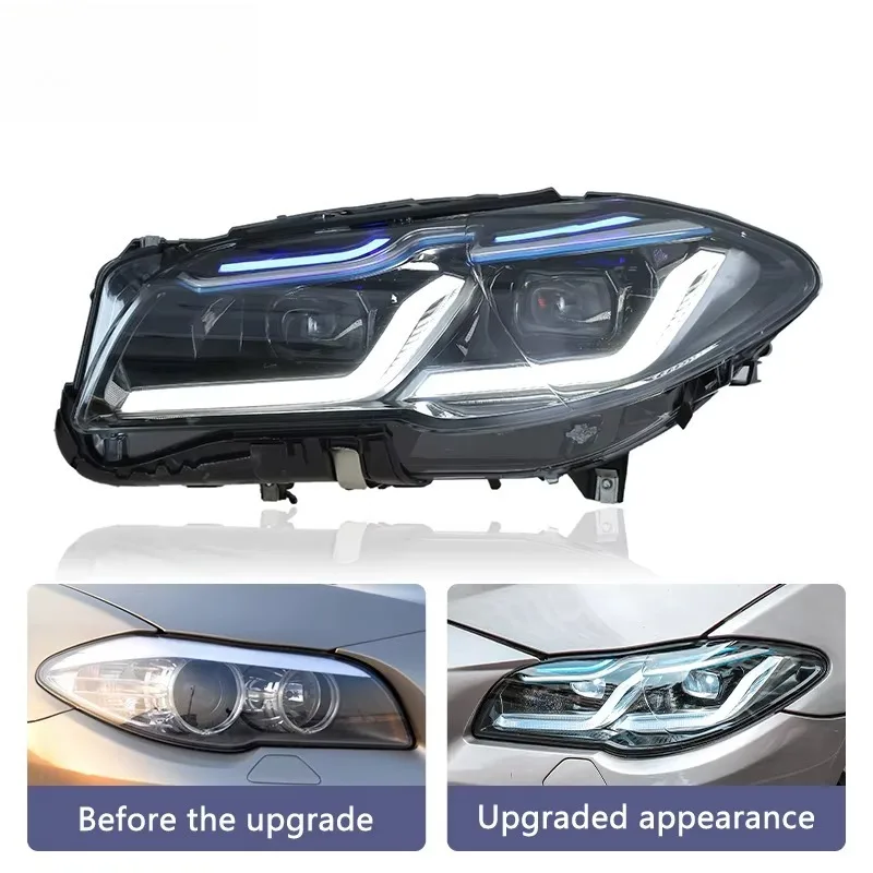 

5 Series 2011-2017 F10 F11 F18 520 525 528 530i Light Emitting Diode Headlamp Upgraded G30 Style Headlamp