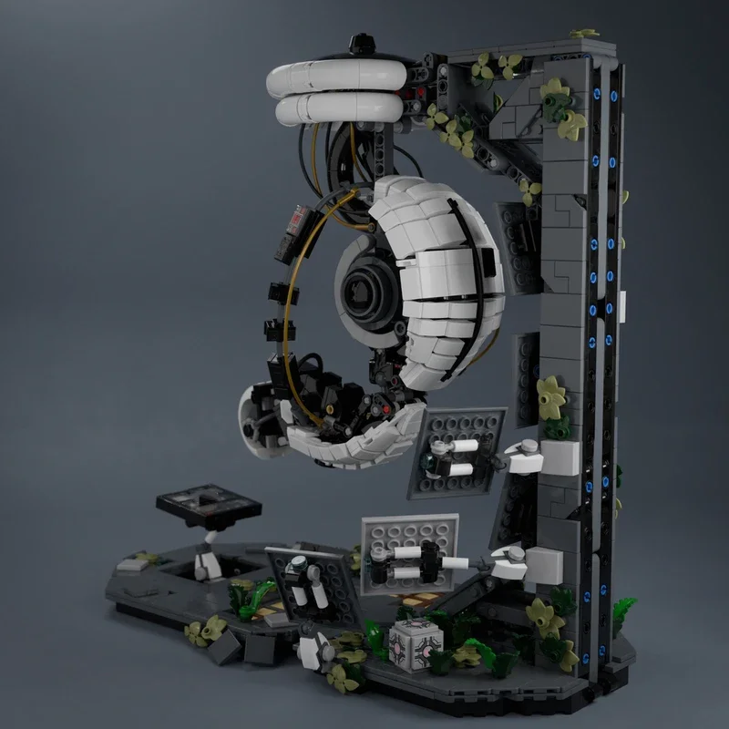 

New 1867PCS GLaDOS - Portal 2 Famous Game Icons Scenario Architecture Moc Building Blocks Model Diy Creative Assembly Toys Gifts