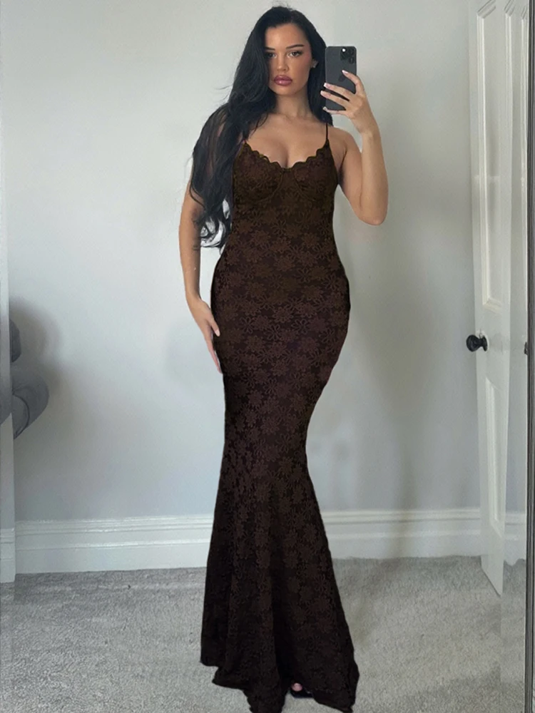 Nibber Jacquard 우아한 원피스 여성 낮은 목 섹시한 Cleavage 백리스 민소매 나이트 아웃 클럽 파티 클래식 Chic Long Bodycon