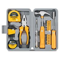 Promotion! HI-SPEC Household Hand Tool Kit Multi Functional Household Toolbox Basic Maintenance Tools