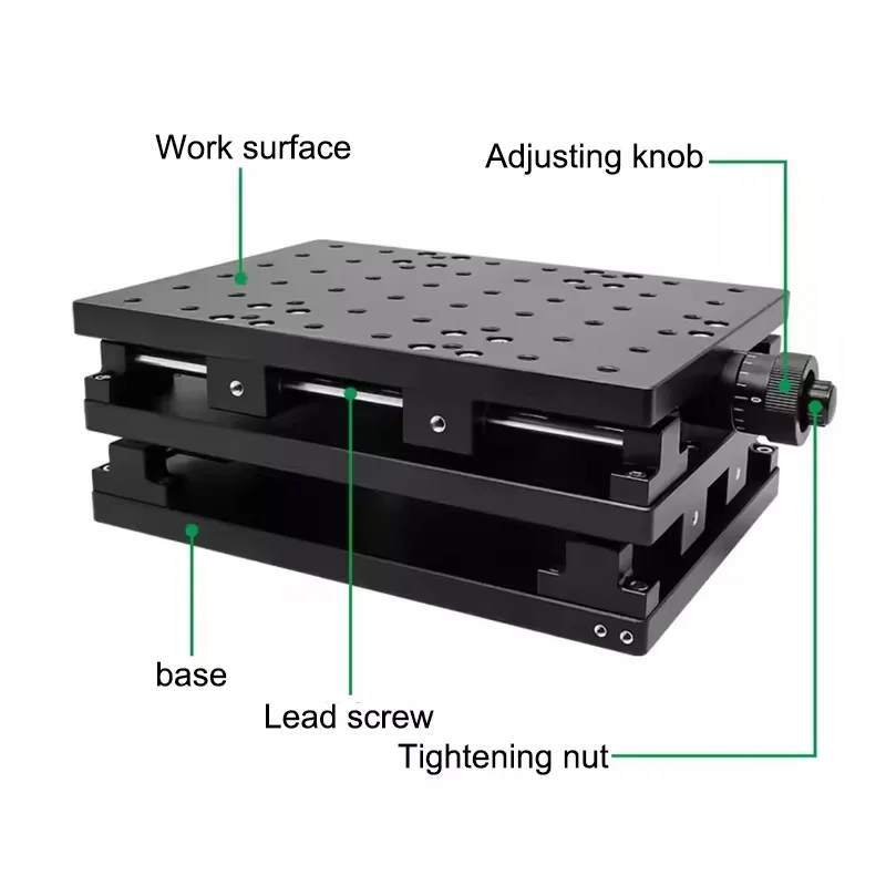 Manual XY Stage Manual Two Axis  displacementStage XY Axis regulate Platform PT-SD711