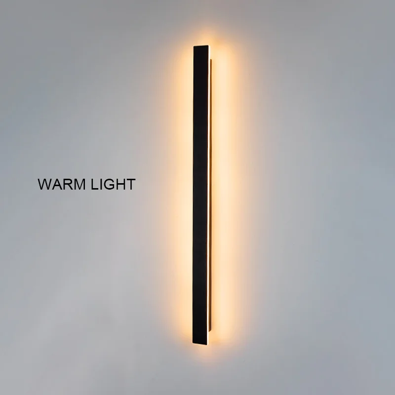 2/1 Stuks Dimmen Waterdichte Led Lange Wandlamp Tuindecoratie Buitenverlichting 85-265V Led Wandlamp Externe Schans