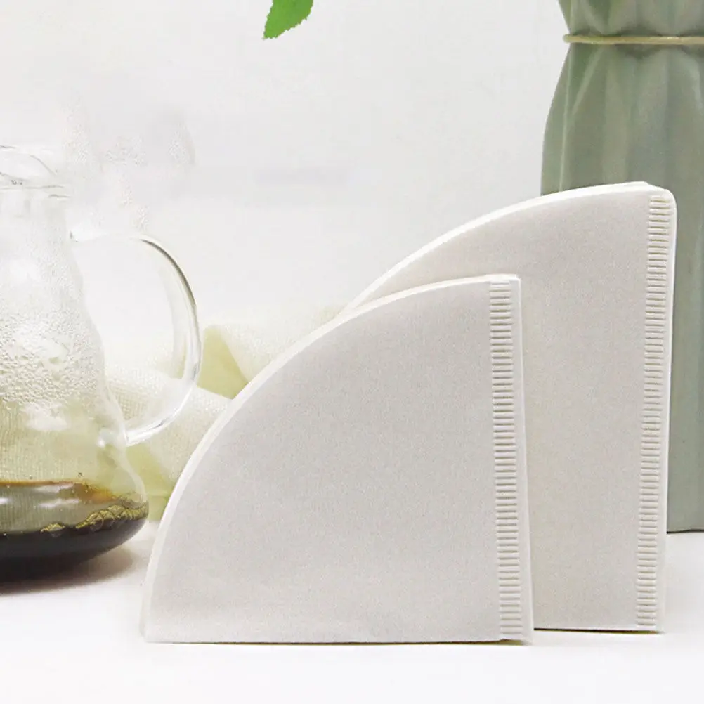 50Pcs -Over Coffee Filter Paper Medium Flow Rate Qualitative Discs for DIY Hand Drip Brewing No Harmful Substances