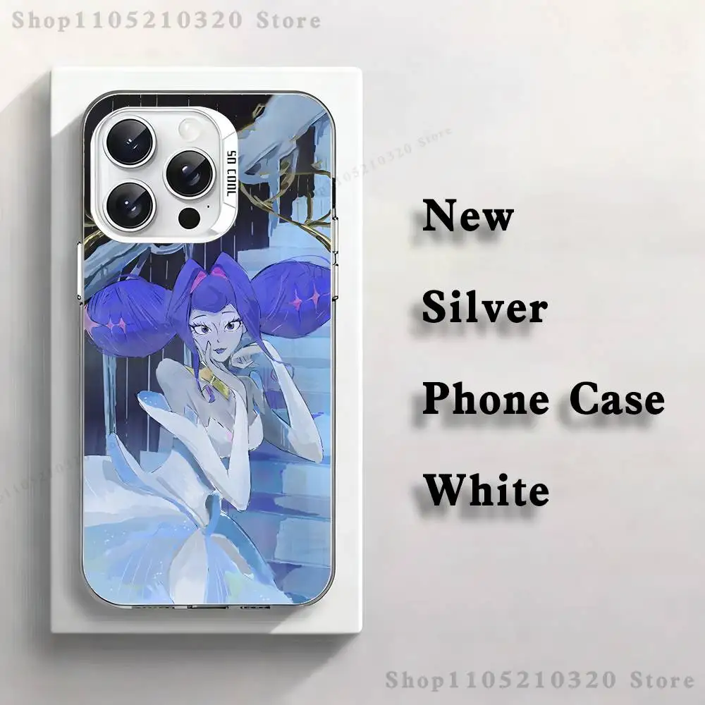 حافظة هاتف K-Knights Of Guinevere لهاتف iPhone 17,16,15,14,13,12,11,Pro,Max,Plus,E,Air,Mini White Tpu #6