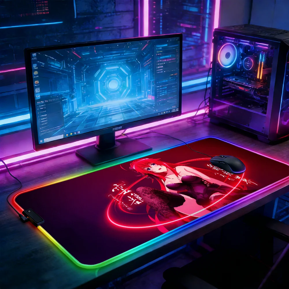 Esports Gaming High School - Podkładka pod mysz LED RGB, podkładka