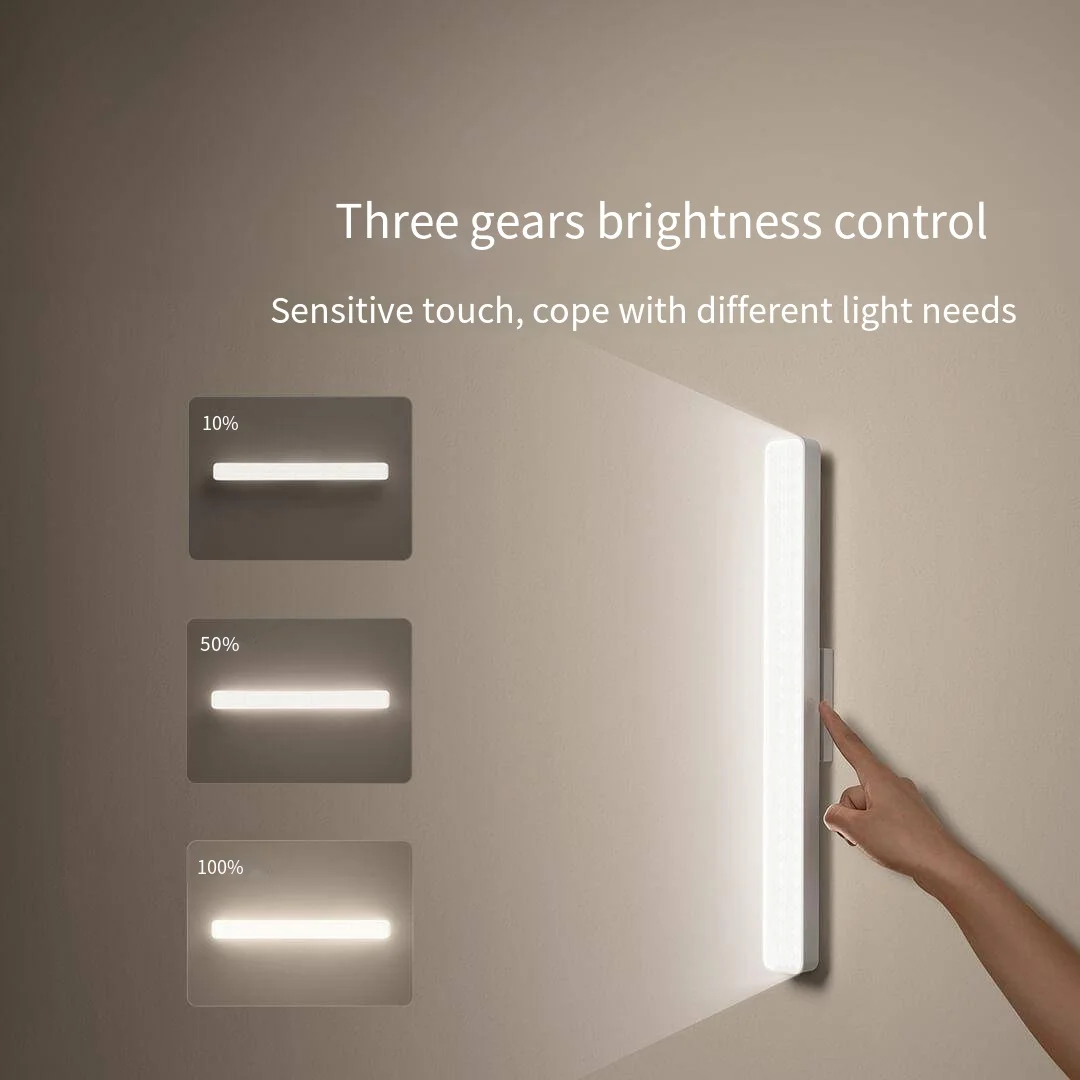 Mijia Xiaomi الذكية المغناطيسي القراءة مصباح LED لمبة مكتب 2000mAh نوع-C قابلة للشحن اللمس يعتم مصباح الامتزاز غرفة نوم الخفيفة #5