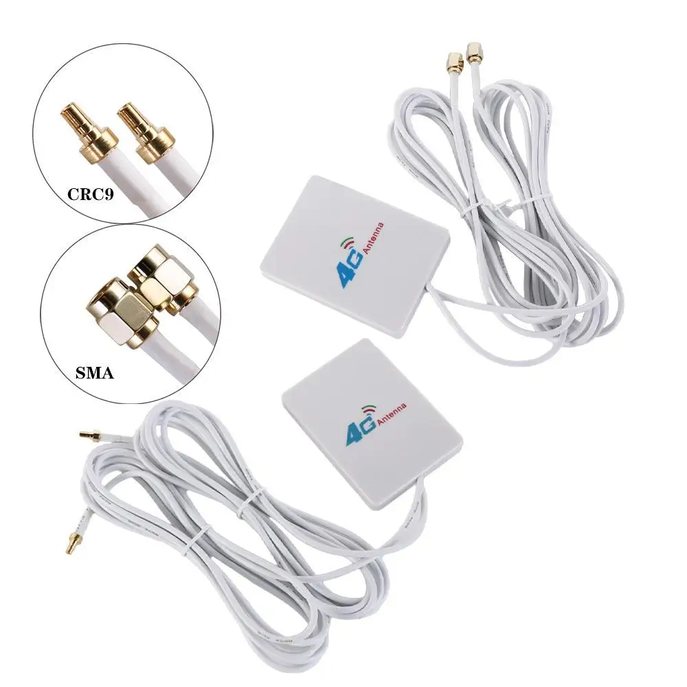 TS9 CRC9 SMA 2M Cable Signal Booster Amplifier Signals Aerials LTE Antenna External Antenna SMA Connector Router Adapter