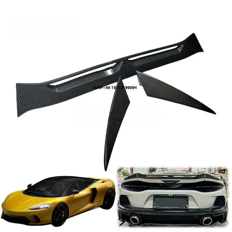 

Real Carbon Fiber 3K Twill Polished Finish Rear Trunk Lip DuckTail Wing Spoiler for Mclaren GT 2019- by