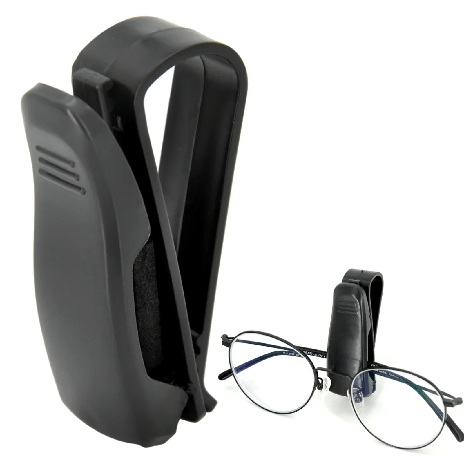 2 قطعة سيارة عالمية السيارات الشمس قناع نظارات صندوق النظارات الشمسية كليب بطاقة تذكرة حامل السحابة القلم حالة النظارات كليب اكسسوارات #4