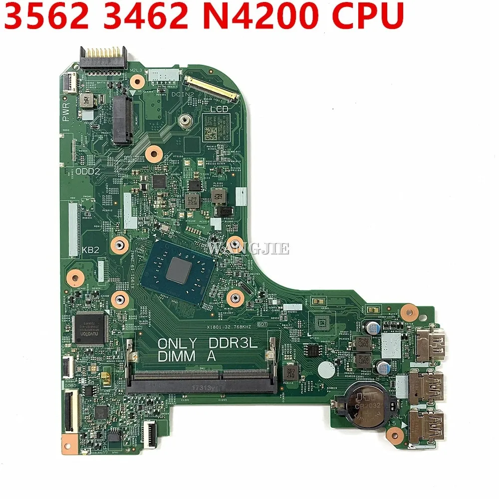 

Материнская плата для ноутбука Dell Inspiron 3562 3462 с процессором SR2Z5 N4200 CN-021W95 021W95 21W95 16823-1