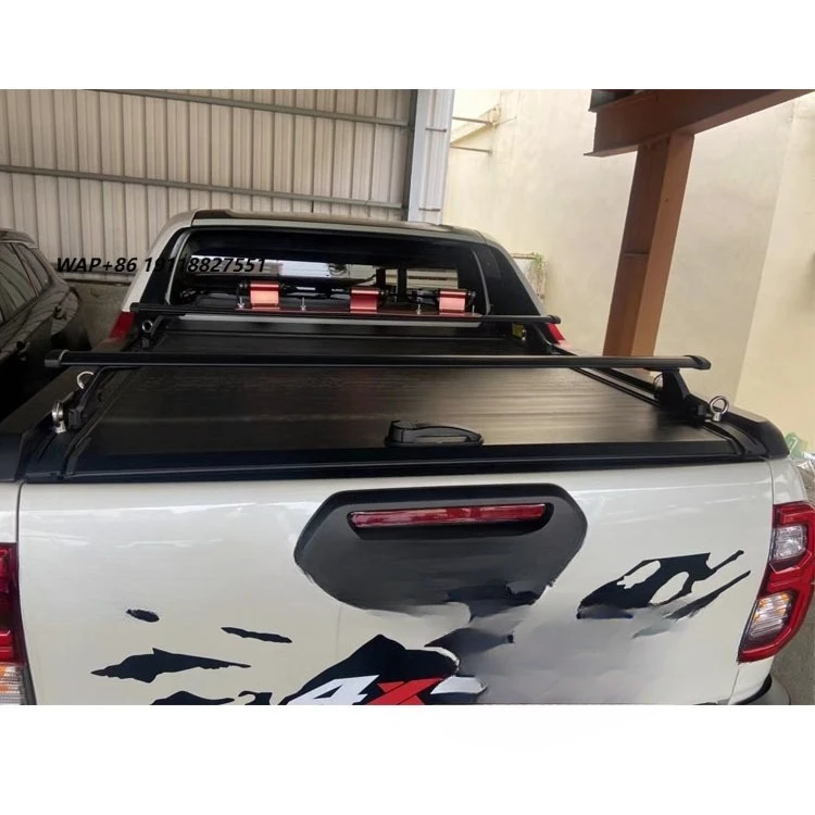 

Electric Roller Shutter Cover Aluminum Alloy Hard Retractable Waterproof Anti-theft Tonneau Cover for Hilux Revo Vigo