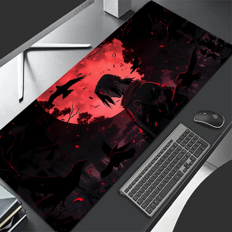 

Mouse pad naruto Itachi Uchiha Computer Speed type carpet mat for e-sports players Laptop Keyboard XXL Mousepad Office Desk Mat