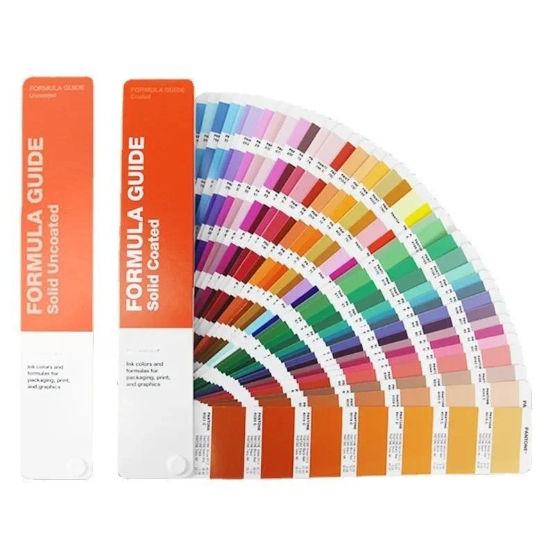 Formula Guide Solid Coated Uncoated GP1601B Color Chart Standard PMS Swatch Book for Graphic Design Printing Matching