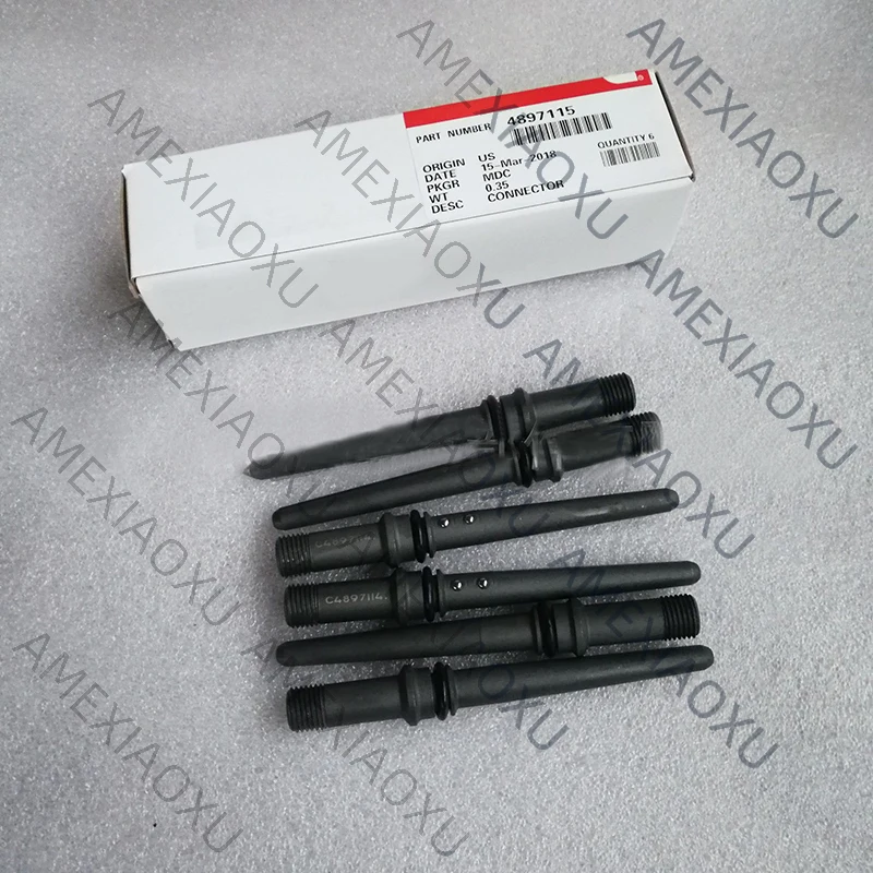 

4897114 6Pcs Fuel Injector Connect Tube Fit for Dodge Ram Cummins 5.9L 4897115