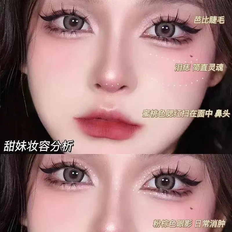 Thai make-up Falsche Wimpern Natürliche Weiche Augen Wimpern Verlängern Handgemachte V-förmigen Transparent Stem Täglichen Schönheit Wimpern Werkzeug