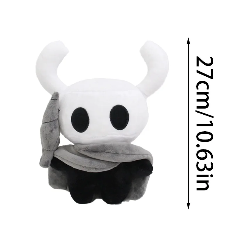 2Pcs 27cm 절묘한 할로우 나이트 플러시 장난감 인기 게임 주변기기 생생한 장식 아이템 어린이를위한 좋은 컬렉션 선물