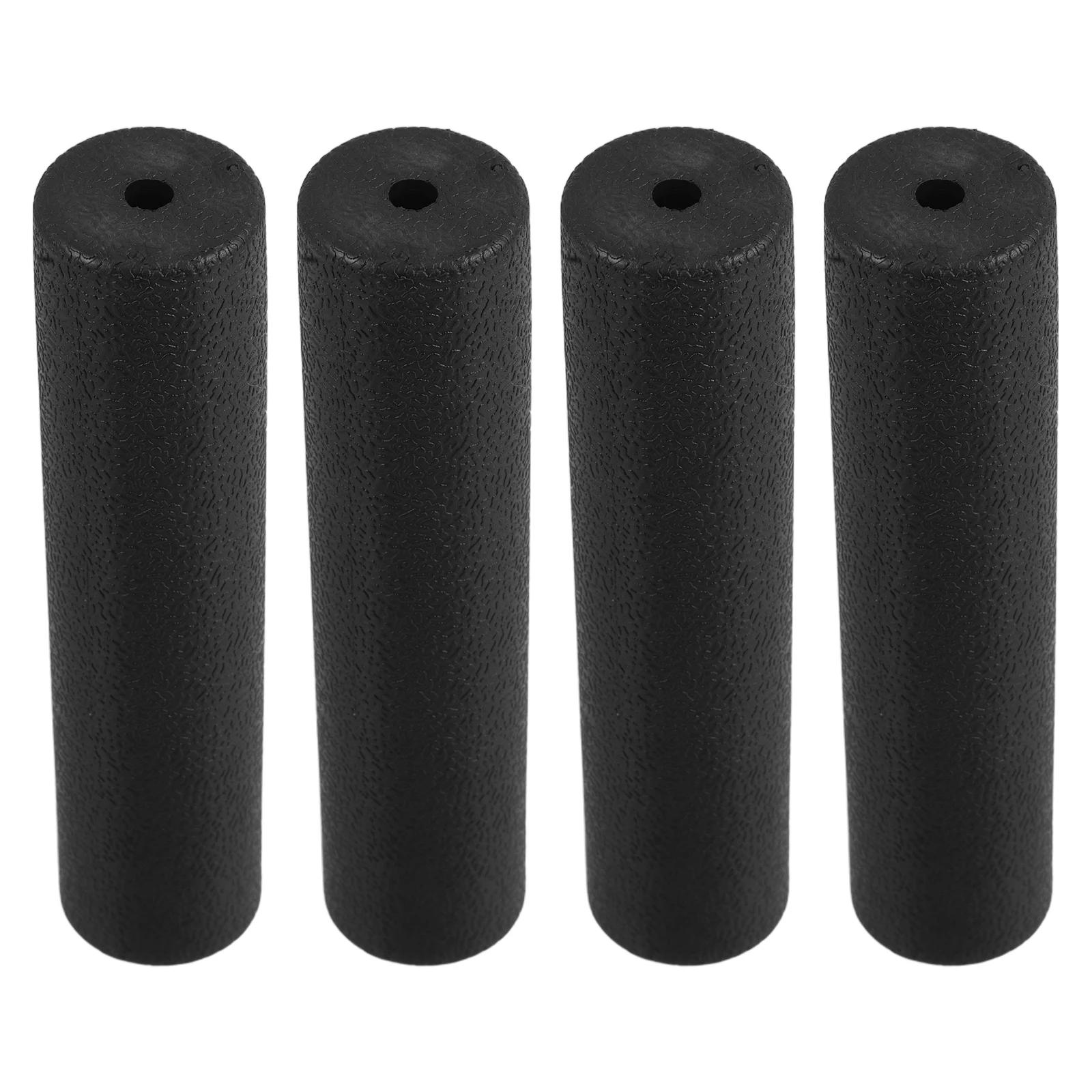 

4 Pcs Fitness Handle Cover Grip for Dumbbell Equipment Tube Exercise Band Handles Plastic Spare Parts